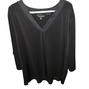 Banana Republic Black V-Neck Top